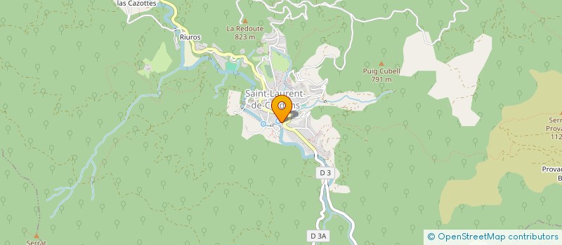 localisation de l'entreprise MADAME SOPHIE BOUBILA  SAINT-LAURENT-DE-CERDANS