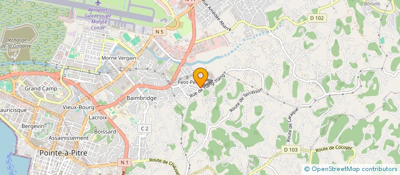 localisation de l'entreprise MADAME SOPHIE BOUCARD  LES ABYMES