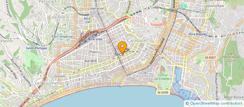 localisation de l'entreprise MADAME SOPHIE BOUCHARA à NICE