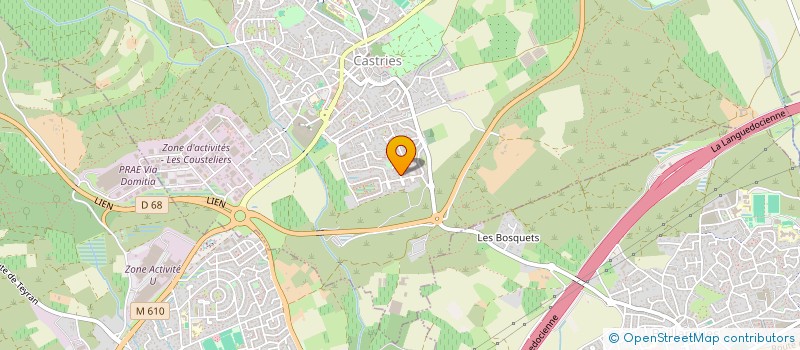 localisation de l'entreprise MADAME SOPHIE BOUCHARD  CASTRIES