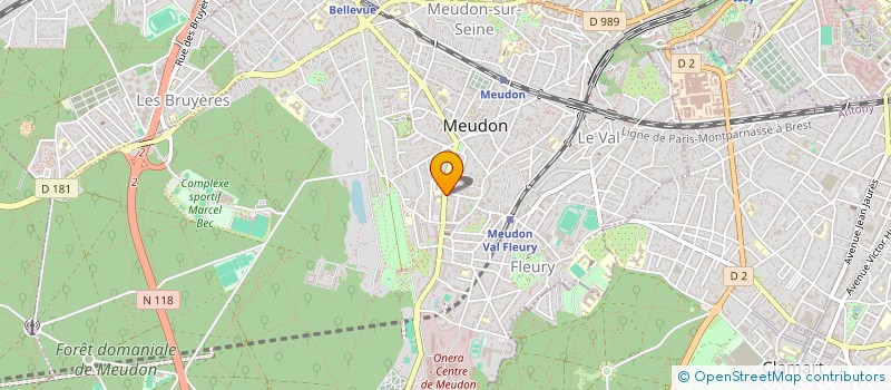 localisation de l'entreprise MADAME SOPHIE BOUCHE à MEUDON