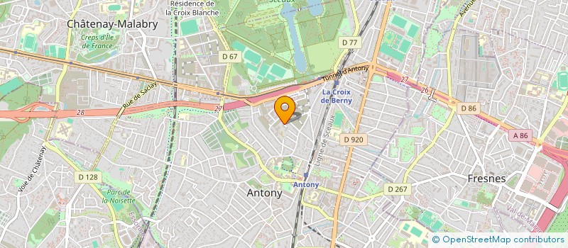 localisation de l'entreprise MADAME SOPHIE BOUCHET à ANTONY