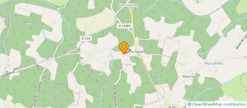 localisation de l'entreprise MADAME SOPHIE BOUCHET  CAUVIGNAC