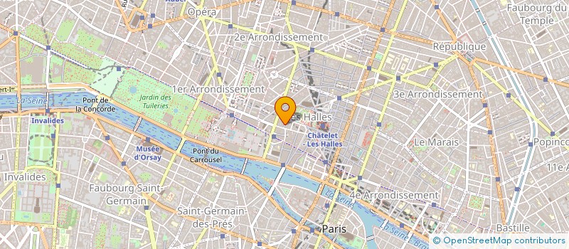 localisation de l'entreprise MADAME SOPHIE BOUCHET à PARIS