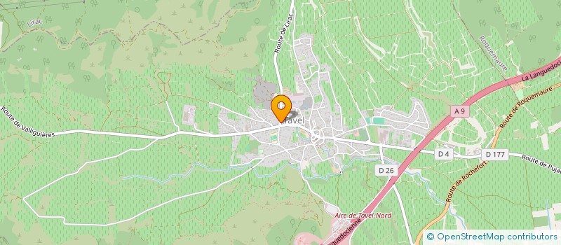 localisation de l'entreprise MADAME SOPHIE BOUCHIER  TAVEL