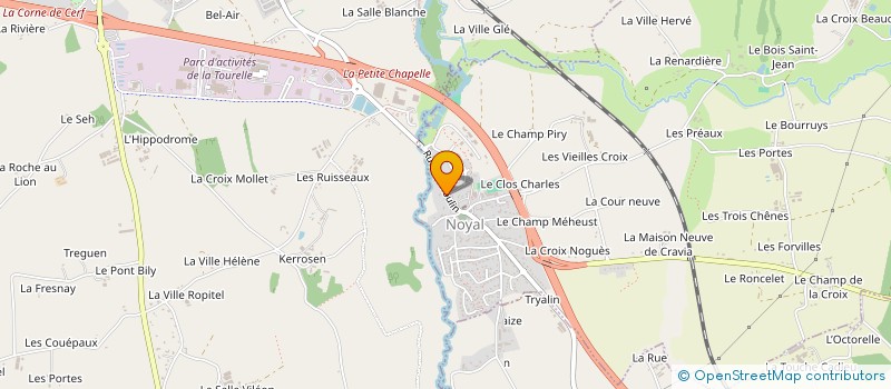 localisation de l'entreprise MADAME SOPHIE BOUCQUEGNIAUX  NOYAL