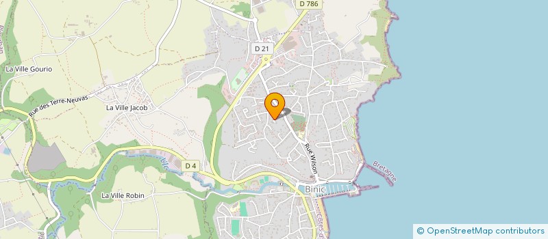 localisation de l'entreprise MADAME SOPHIE BOUILLOT  BINIC-ETABLES-SUR-MER