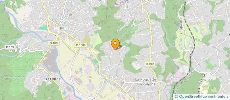 localisation de l'entreprise MADAME SOPHIE BOULAN à LA ROQUETTE-SUR-SIAGNE