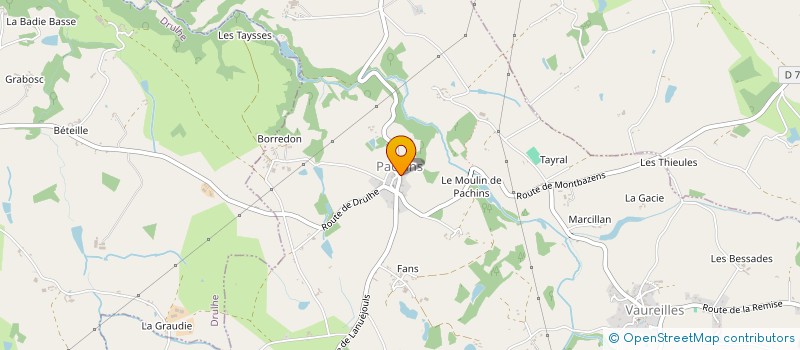 localisation de l'entreprise MADAME SOPHIE BOULANGER  VAUREILLES