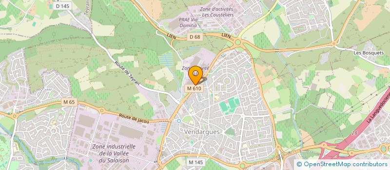 localisation de l'entreprise MADAME SOPHIE BOULLEAU  VENDARGUES