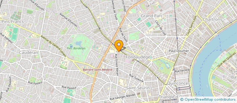 localisation de l'entreprise MADAME SOPHIE BOULLENGER  BORDEAUX