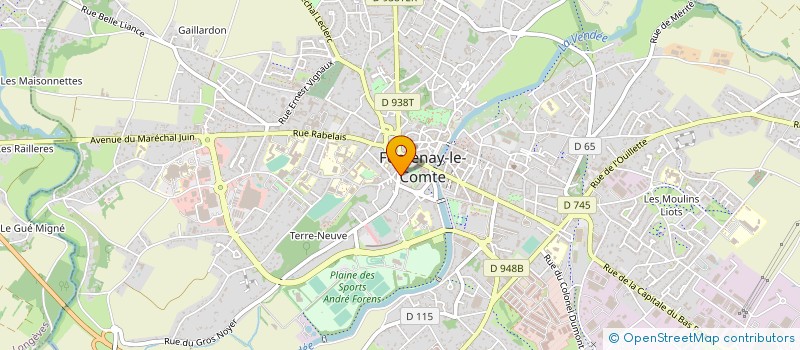 localisation de l'entreprise MADAME SOPHIE BOURIGAULT à FONTENAY LE COMTE