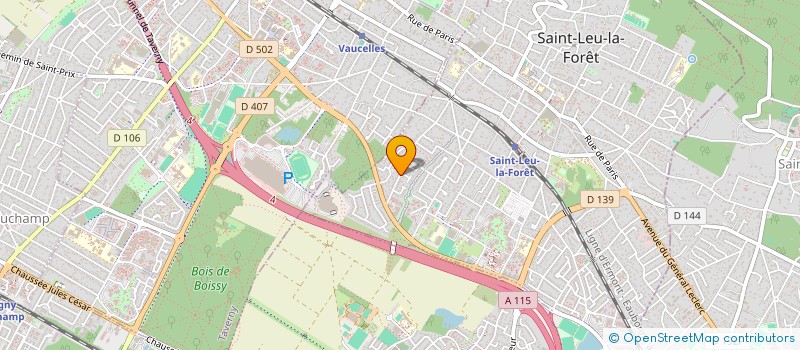 localisation de l'entreprise MADAME SOPHIE BOURLY  SAINT-LEU-LA-FORET