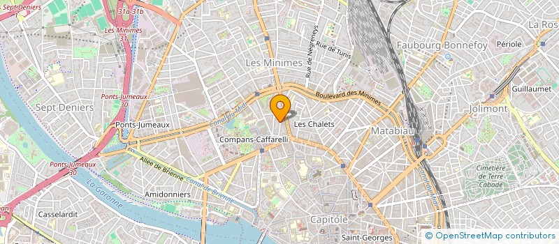 localisation de l'entreprise MADAME SOPHIE BOURRE  TOULOUSE