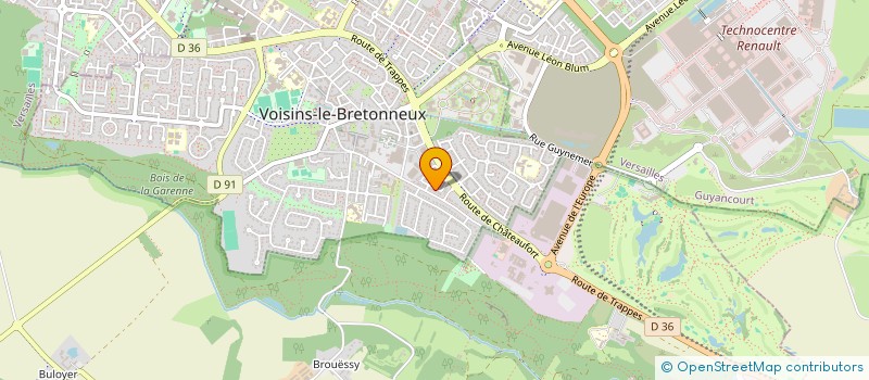 localisation de l'entreprise MADAME SOPHIE BOURRELLIER à VOISINS-LE-BRETONNEUX