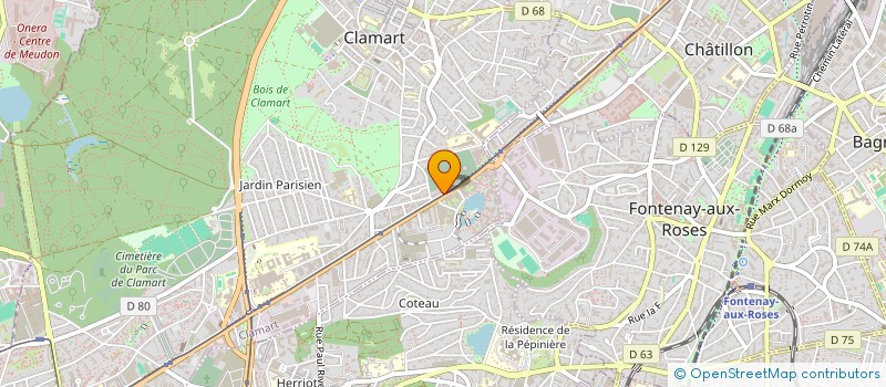 localisation de l'entreprise MADAME SOPHIE BOURRIER à CLAMART