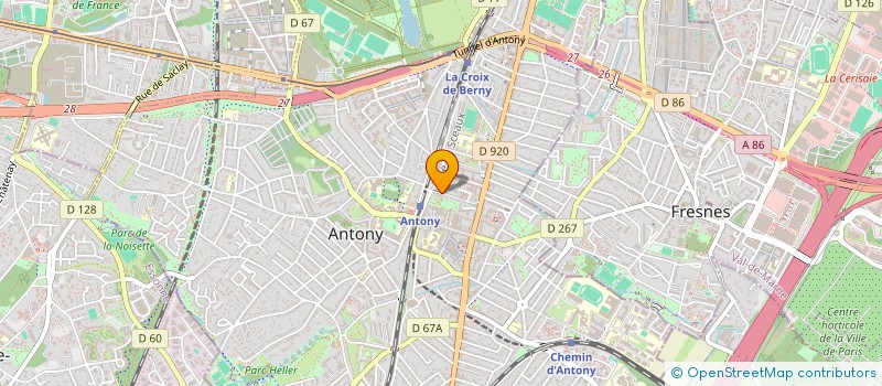 localisation de l'entreprise MADAME SOPHIE BOURRIQUET à ANTONY