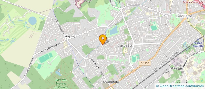localisation de l'entreprise MADAME SOPHIE BOUSQUET à PESSAC
