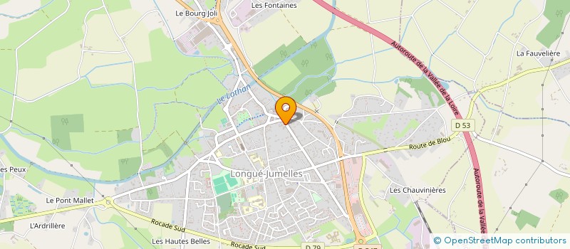 localisation de l'entreprise MADAME SOPHIE BOUSSARD  LONGUE-JUMELLES