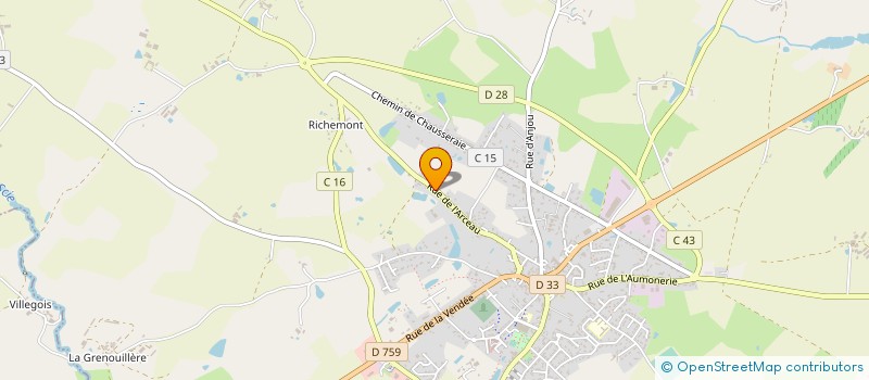 localisation de l'entreprise MADAME SOPHIE BOUTRAND  NUEIL-LES-AUBIERS