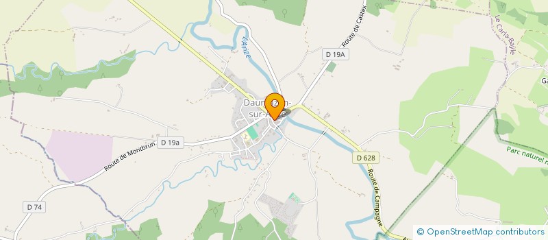 localisation de l'entreprise MADAME SOPHIE BOUVANESWARY à DAUMAZAN-SUR-ARIZE