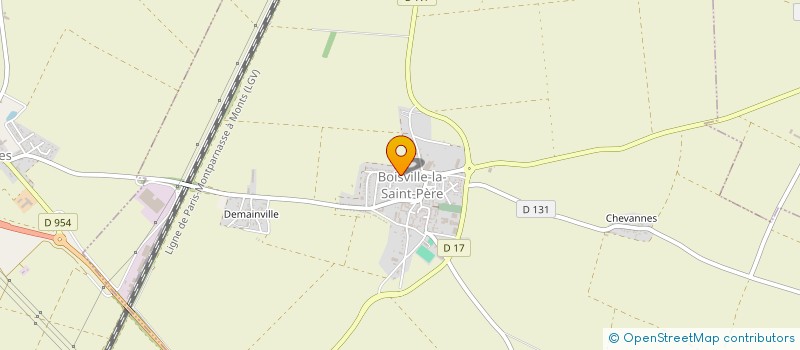 localisation de l'entreprise MADAME SOPHIE BOUVRY à BOISVILLE-LA-SAINT-PERE