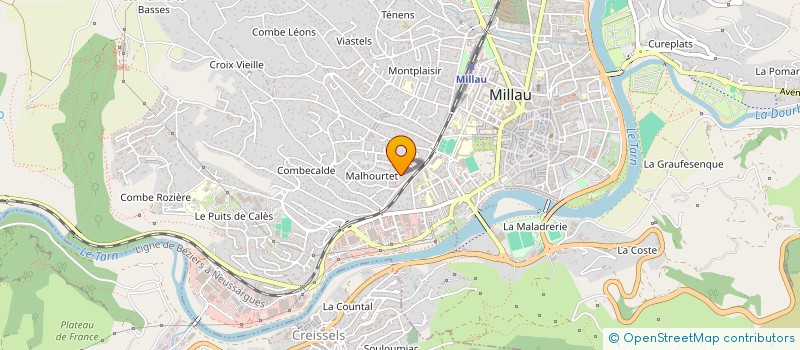 localisation de l'entreprise MADAME SOPHIE BOUYRAC  LA ROQUE-SAINTE-MARGUERITE