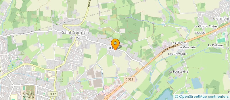 localisation de l'entreprise MADAME SOPHIE BOUZAC  LA FLECHE