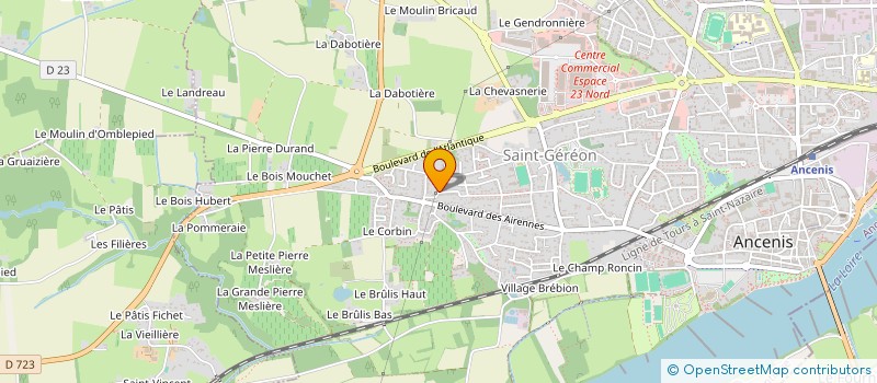 localisation de l'entreprise MADAME SOPHIE BOYARD  ANCENIS-SAINT-GEREON