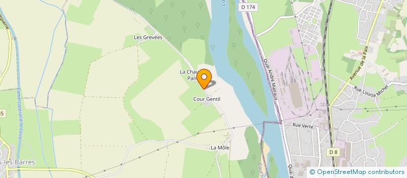 localisation de l'entreprise MADAME SOPHIE BOYER  COURS-LES-BARRES