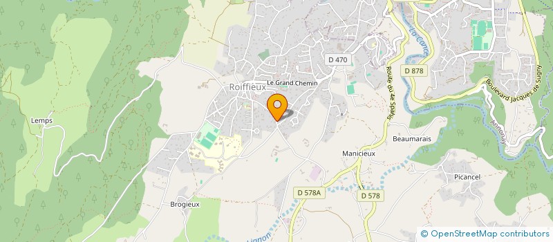 localisation de l'entreprise MADAME SOPHIE BOYER  ROIFFIEUX