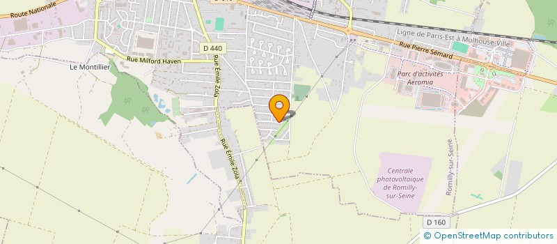 localisation de l'entreprise MADAME SOPHIE BRADIER  ROMILLY-SUR-SEINE