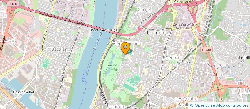 localisation de l'entreprise MADAME SOPHIE BRAMERIE  LORMONT