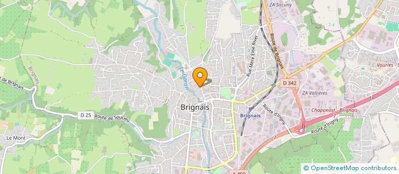 localisation de l'entreprise MADAME SOPHIE BREARD  BRIGNAIS