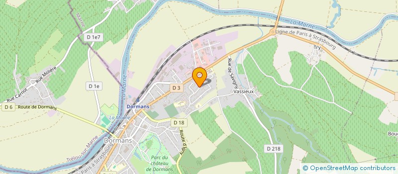 localisation de l'entreprise MADAME SOPHIE BREDAUX  DORMANS