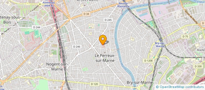 localisation de l'entreprise MADAME SOPHIE BREMEAULT à LE PERREUX-SUR-MARNE