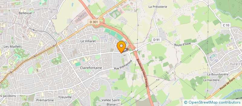 localisation de l'entreprise MADAME SOPHIE BRESSAND à LE MANS