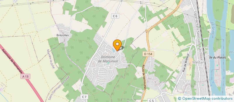 localisation de l'entreprise MADAME SOPHIE BRICE  VERNOUILLET