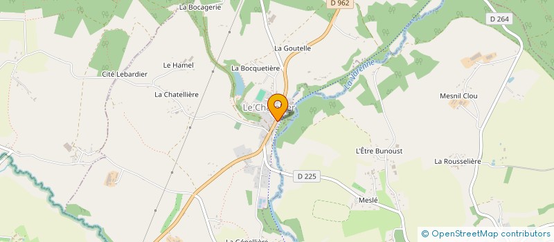 localisation de l'entreprise MADAME SOPHIE BRICOT à LE CHATELLIER