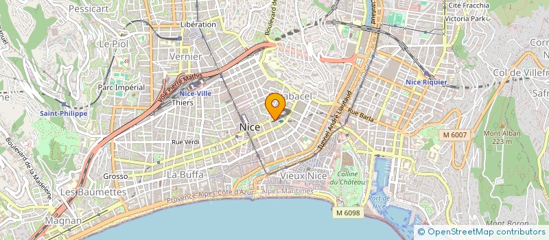localisation de l'entreprise MADAME SOPHIE BRIZZI à NICE