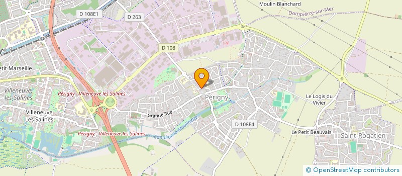 localisation de l'entreprise MADAME SOPHIE BROSSARD  PERIGNY