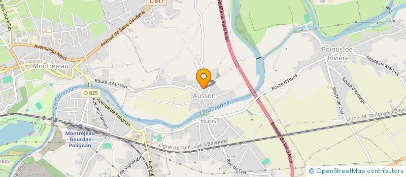 localisation de l'entreprise MADAME SOPHIE BROSSARD  AUSSON