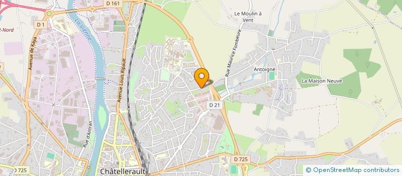 localisation de l'entreprise MADAME SOPHIE BROSSET à CHATELLERAULT