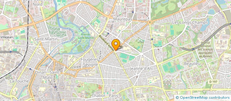 localisation de l'entreprise MADAME SOPHIE BROUSSIN  RENNES