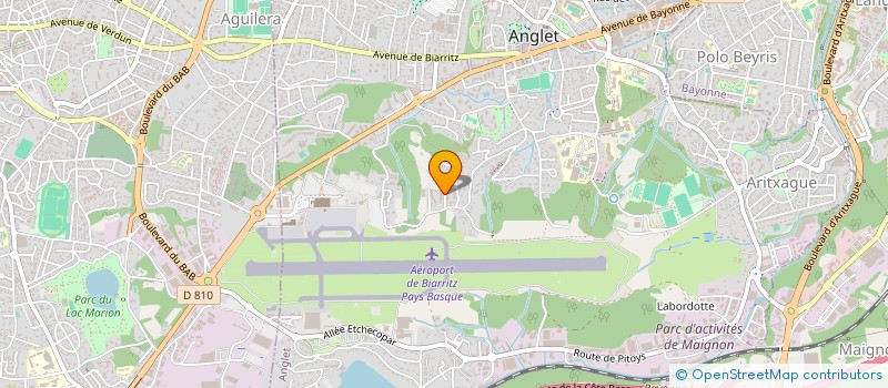 localisation de l'entreprise MADAME SOPHIE BROUSSON  ANGLET