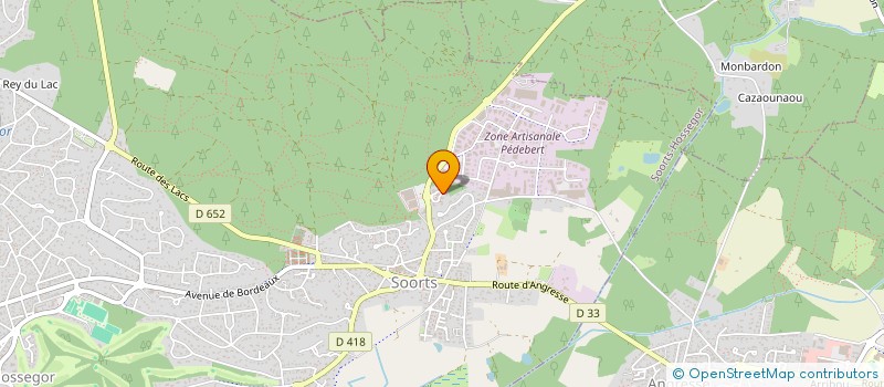 localisation de l'entreprise MADAME SOPHIE BROWNE  SOORTS-HOSSEGOR