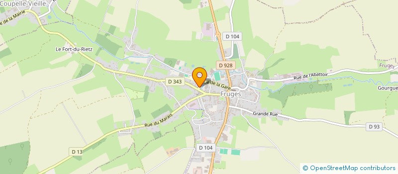 localisation de l'entreprise MADAME SOPHIE BRUCHET  FRUGES