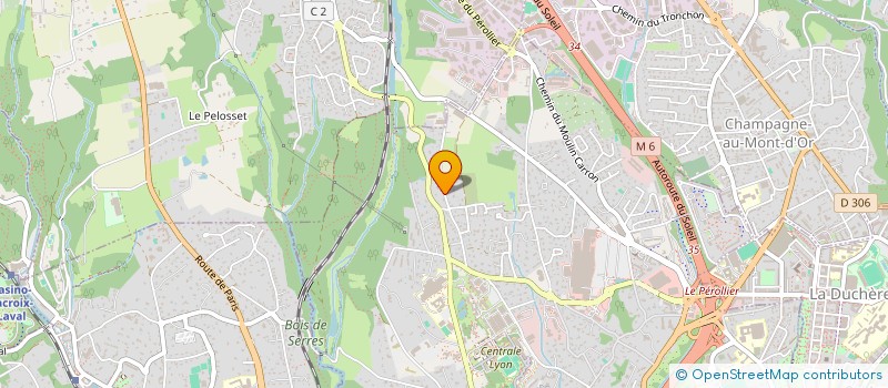 localisation de l'entreprise MADAME SOPHIE BRUGGER  ECULLY