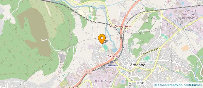 localisation de l'entreprise MADAME SOPHIE BRUGUIER à GARDANNE