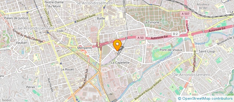 localisation de l'entreprise MADAME SOPHIE BRULAT à MARSEILLE
